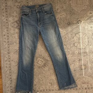 MOTHER Light Blue Straight Leg Jeans